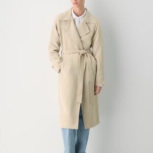 NWT Aritzia The Splendor Trench Coat - Crepette Marcona Beige M